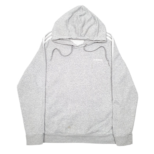 Womens Grey Adidas  Hoodie Jumper
