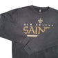 Mens Black NFL NFL New Orleans Saints Spellout Football Crewneck Jumper