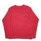 Mens Red Tommy Hilfiger Knit 2000's Vintage Crest Crewneck Jumper