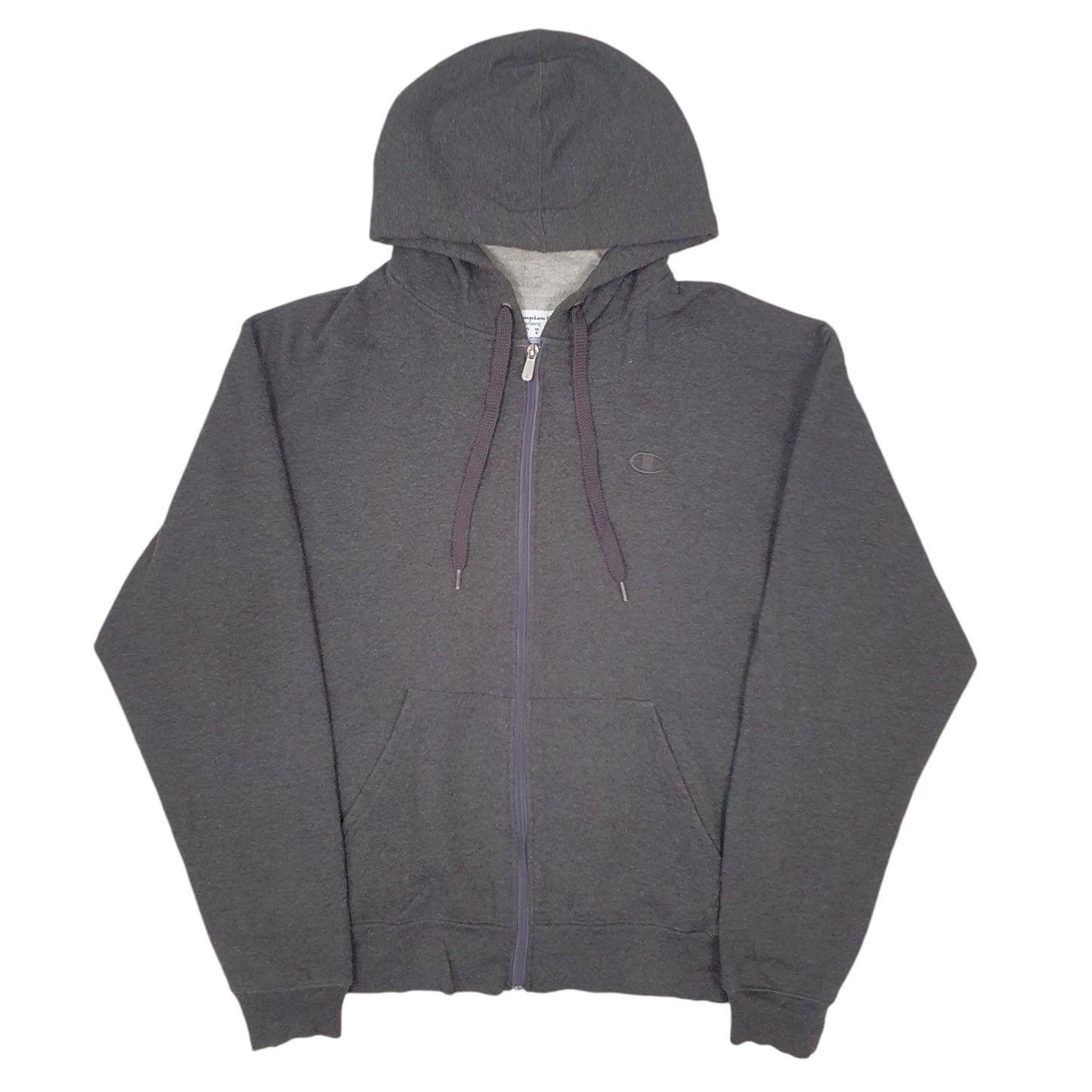 Mens Grey Champion  Full Zip Jumper
