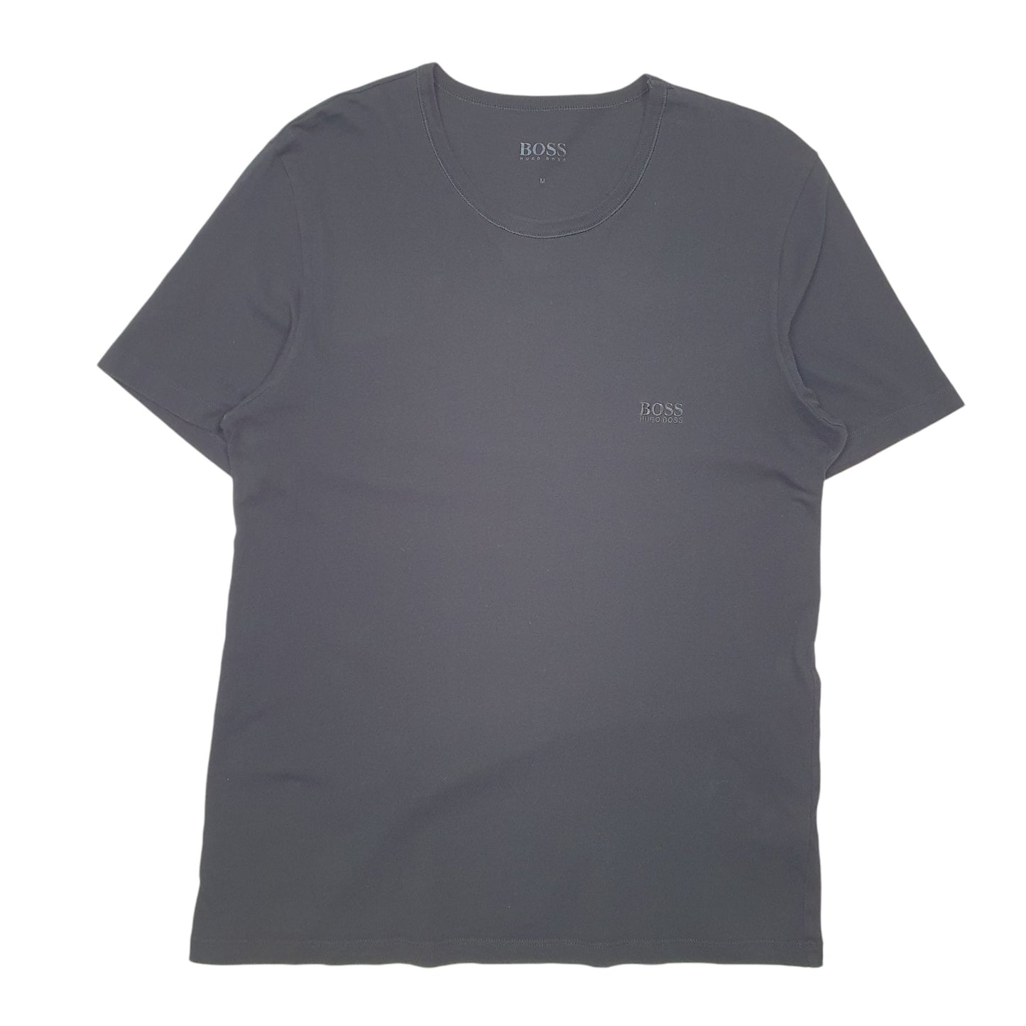 Mens Black Hugo Boss Slim Short Sleeve T Shirt