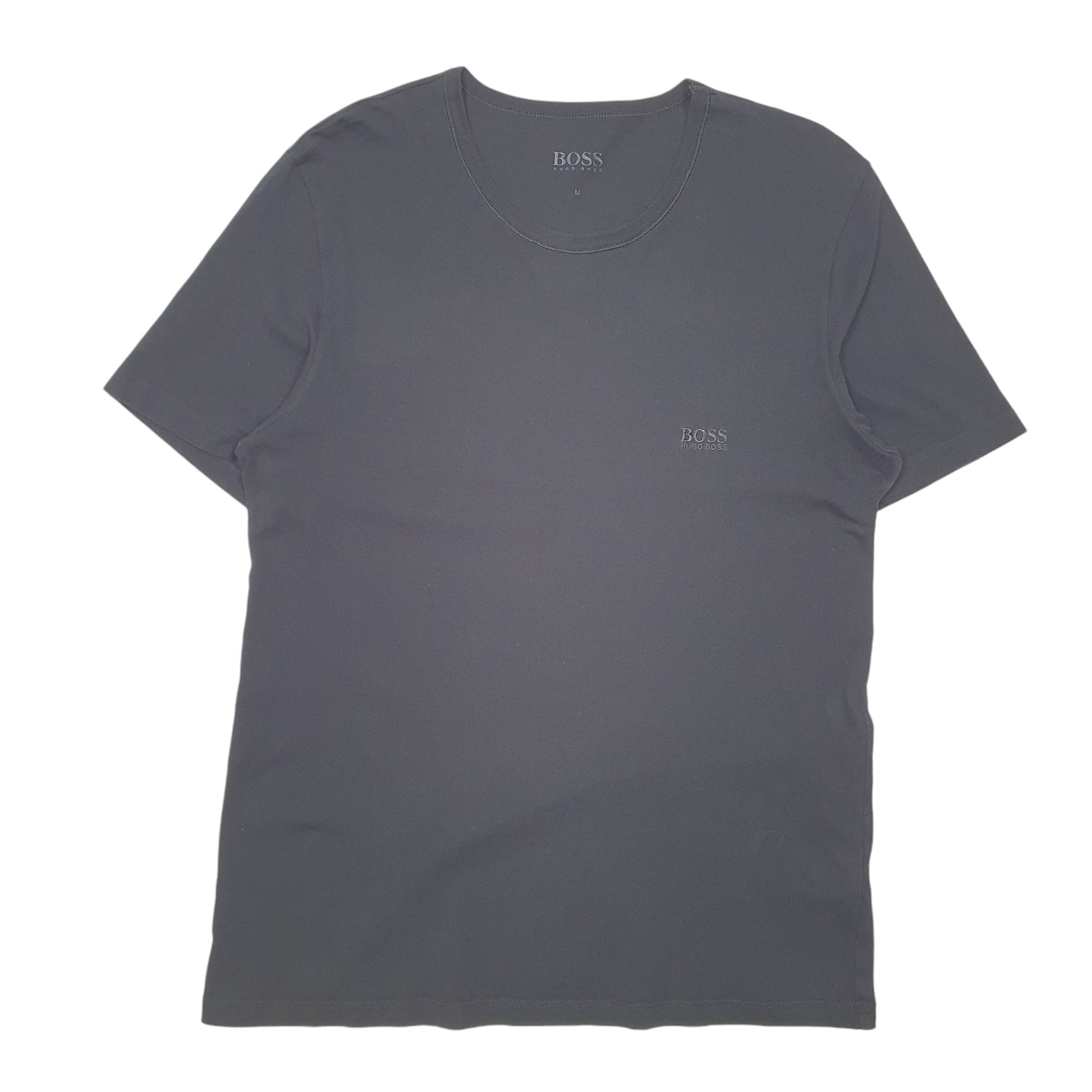 Mens Black Hugo Boss Slim Short Sleeve T Shirt