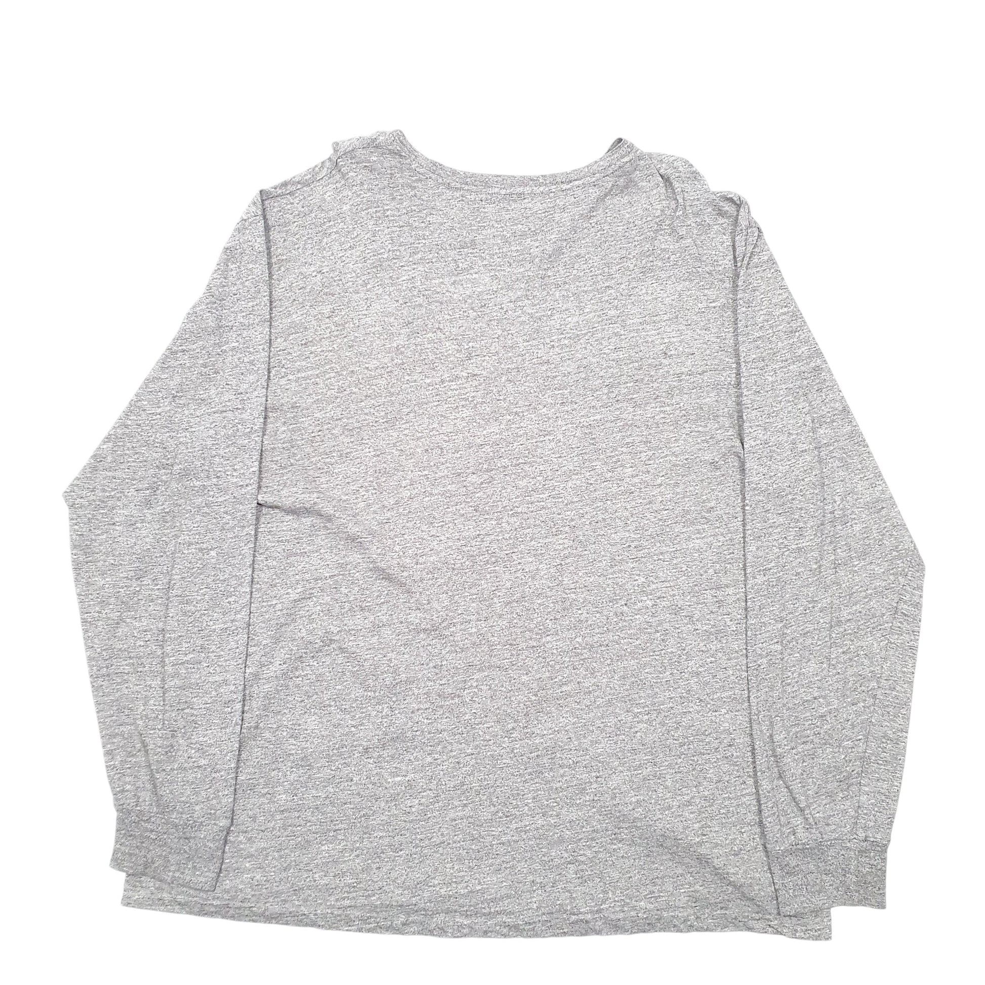 Mens Grey Polo Ralph Lauren Pocket Long Sleeve T Shirt