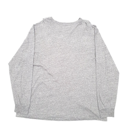 Mens Grey Polo Ralph Lauren Pocket Long Sleeve T Shirt