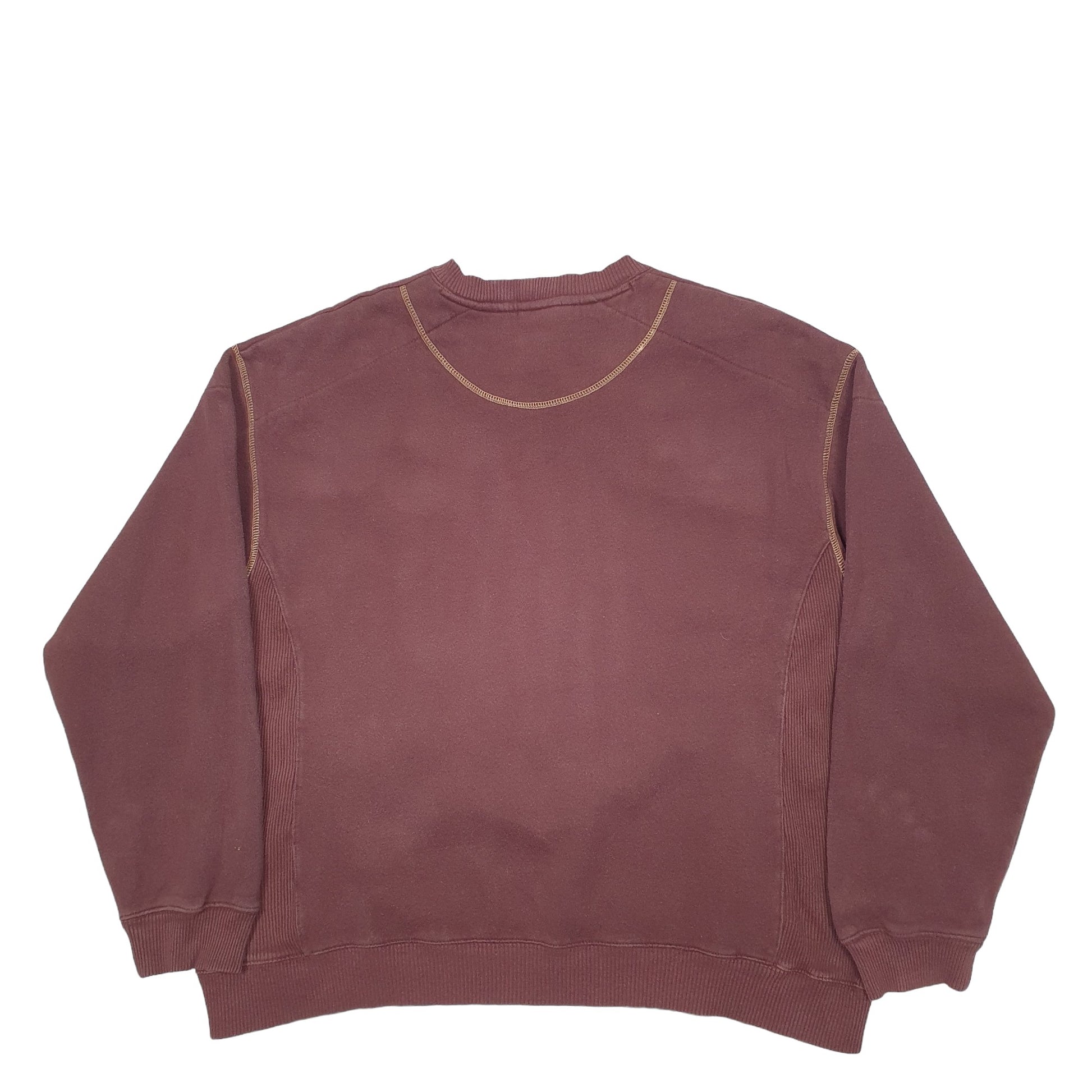 Mens Brown Columbia  Crewneck Jumper