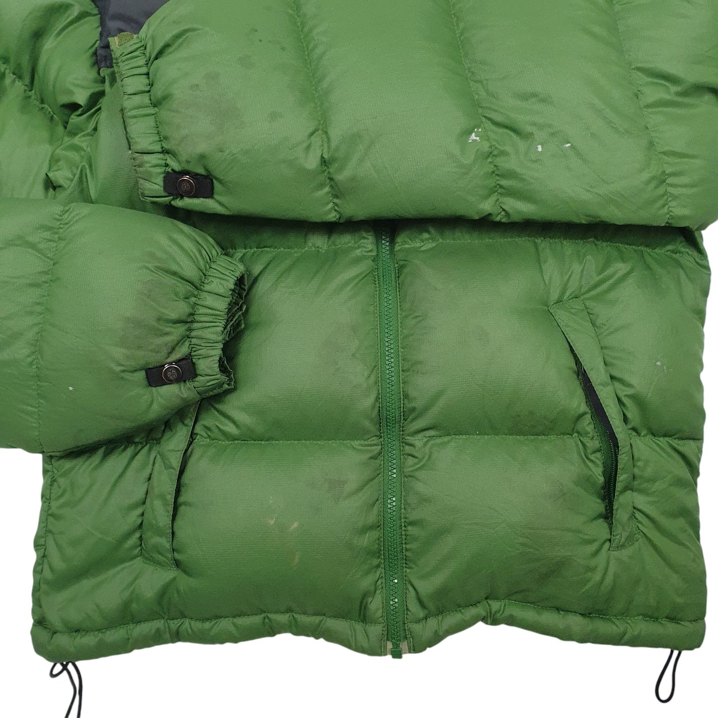 Mens Green The North Face Nuptse 700  Coat