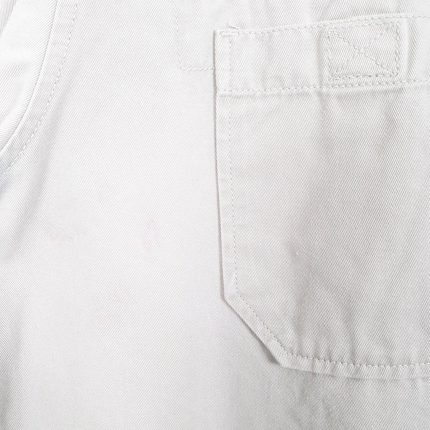 Mens Beige Levis Vintage Dry Goods Overshirt Work Long Sleeve Shirt