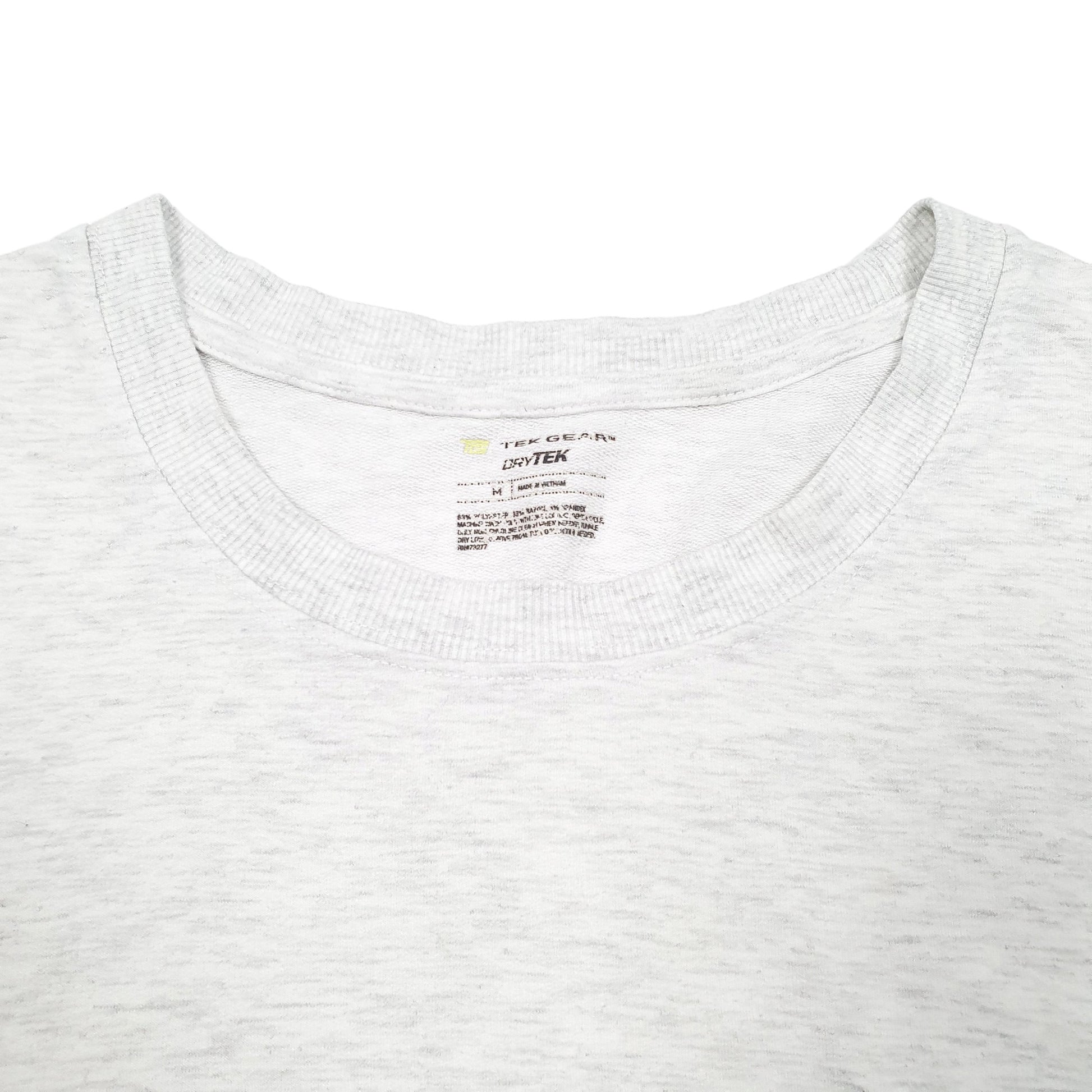 Womens Grey Tek Gear Basics Casual Crewneck Jumper