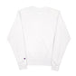 Mens White Champion Spellout Crewneck Jumper