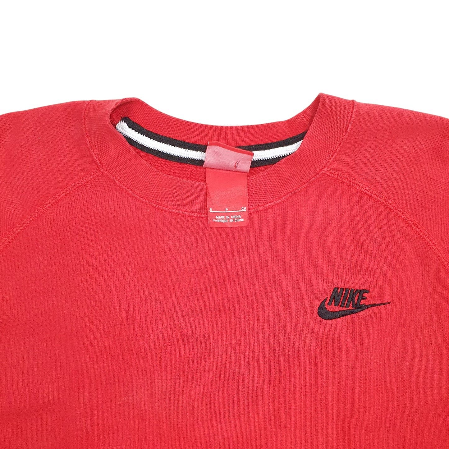 Mens Red Nike  Crewneck Jumper