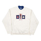Mens Cream Fruit Of The Loom Vintage 90s Crewneck Jumper