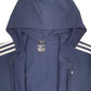 Mens Navy Adidas  Hoodie Coat