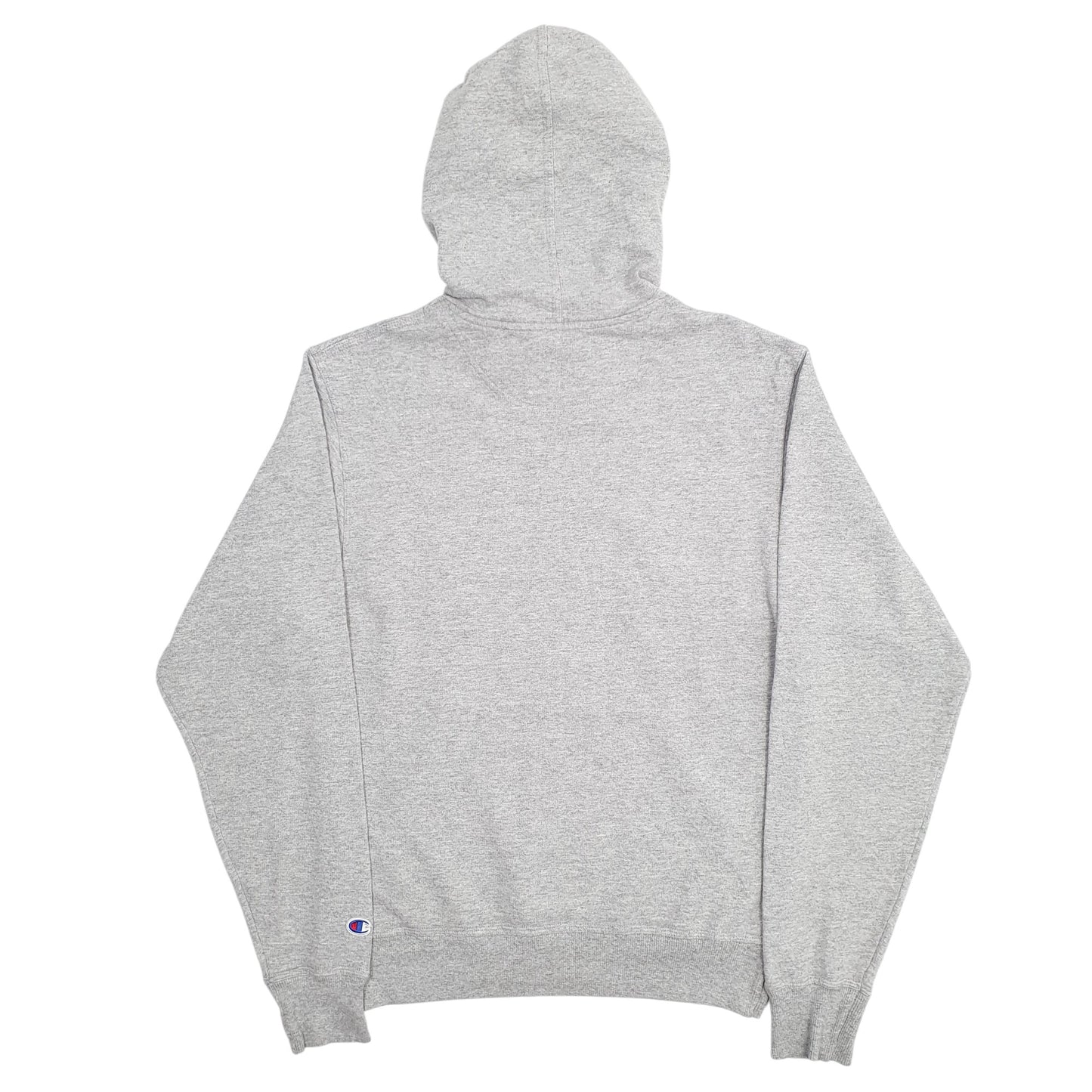 Mens Grey Champion USA Spellout Hoodie Jumper