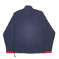 Mens Navy Chaps Spellout Quarter Zip Jumper