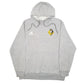 Mens Grey Adidas Calvert Soccer Association Hoodie Jumper