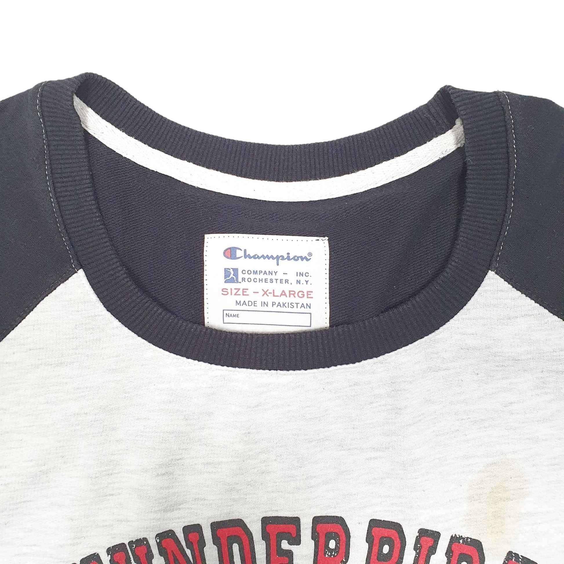 Womens Grey Champion Thunderbirds Utah University USA Crewneck Jumper