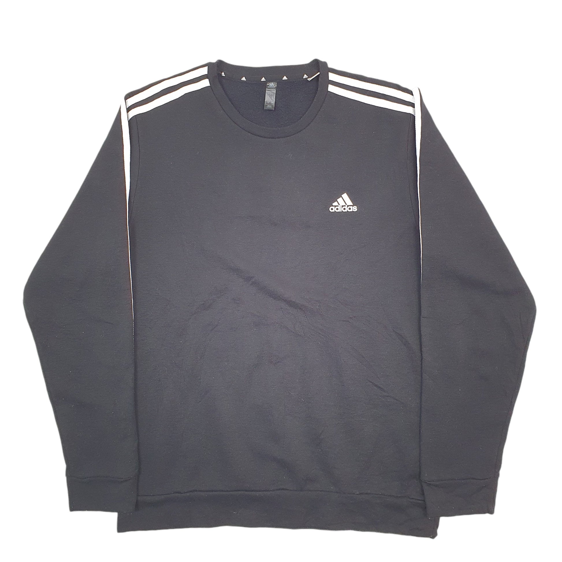 Mens Black Adidas  Crewneck Jumper