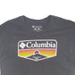 Mens Black Columbia Sportswear  Short Sleeve T Shirt