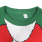 Mens Green Unbranded Christmas Festive Santa Knit Crewneck Jumper