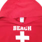 Mens Red Gildan Boulder Beach Patrol Lifeguard Hoodie Jumper