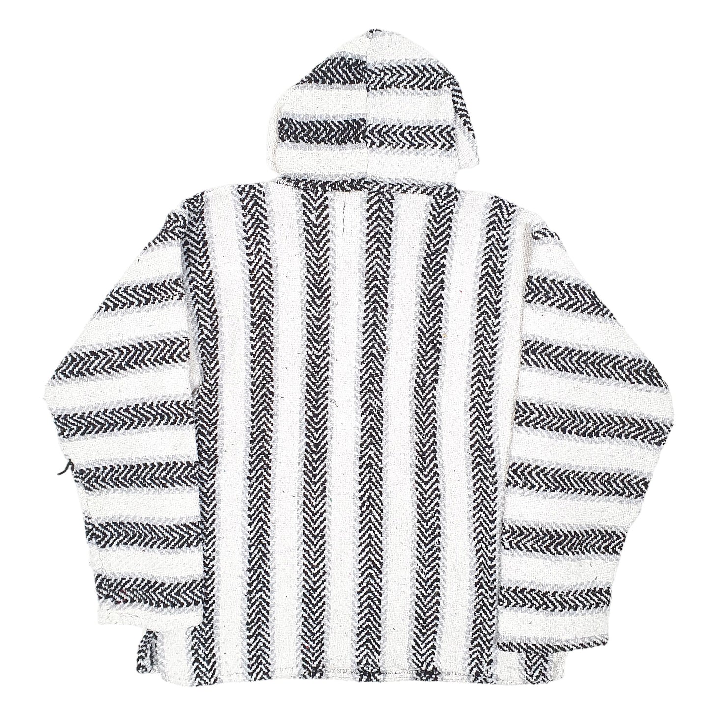 Womens White Earth Ragz Poncho Smock Rug Hippie Surf Hoodie Jumper