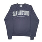 Mens Navy Champion San Antonio Spellout College USA Crewneck Jumper