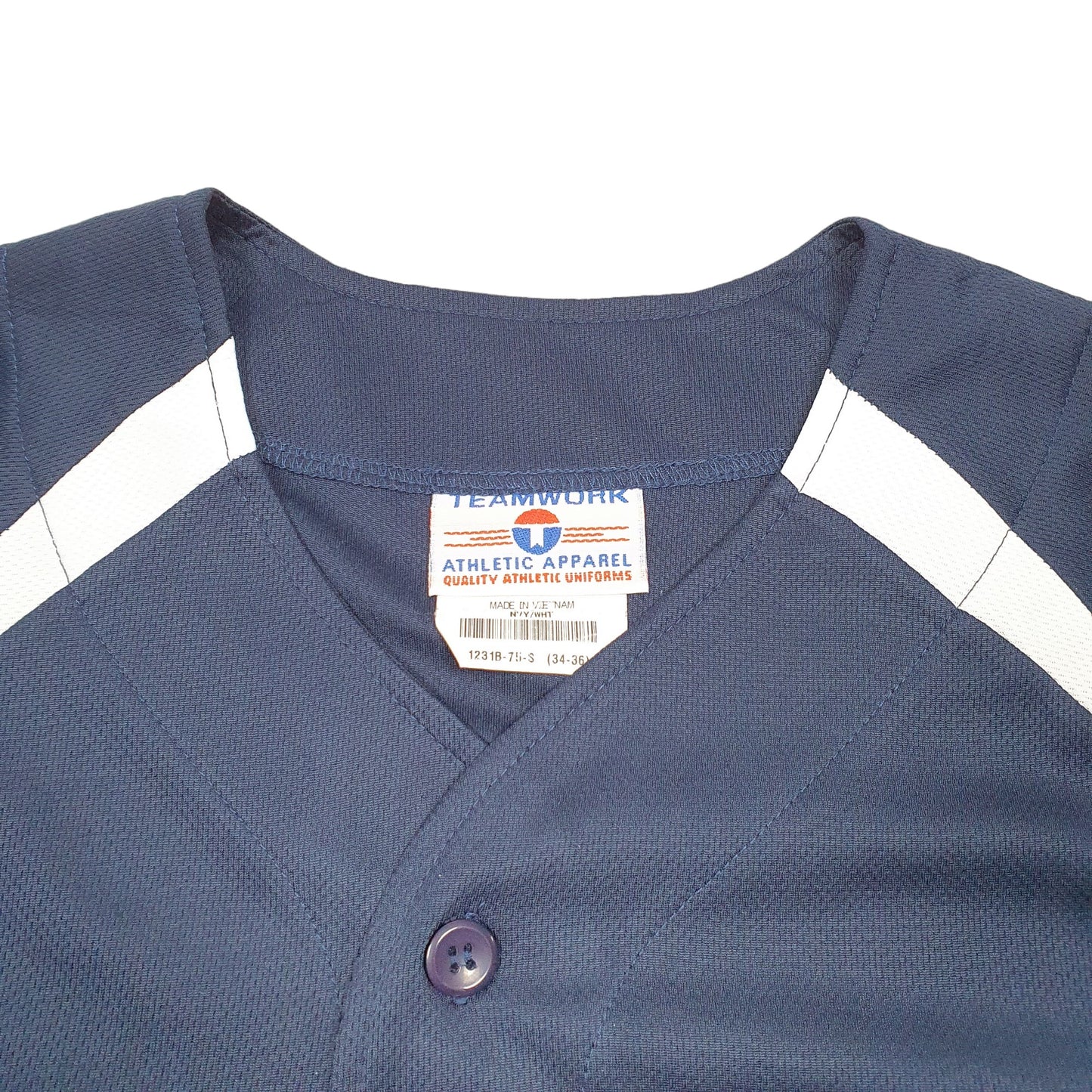 Mens Navy Teamwork Baseball Jersey APKS USA Short Sleeve T Shirt