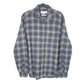 Mens Navy Jack Wills Flannel Overshirt Shacket Long Sleeve Shirt