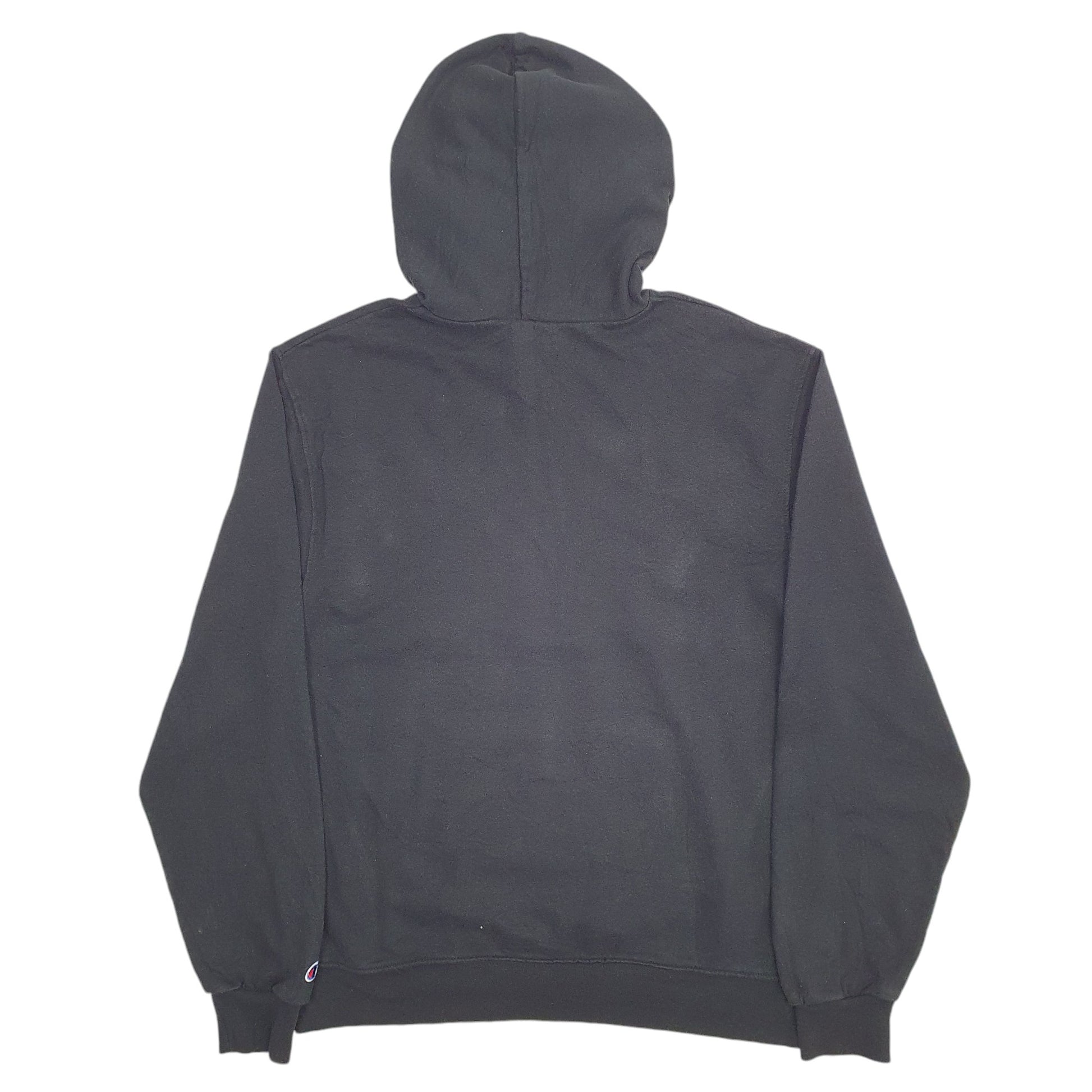 Mens Black Champion Regina Lazers Spellout Hoodie Jumper