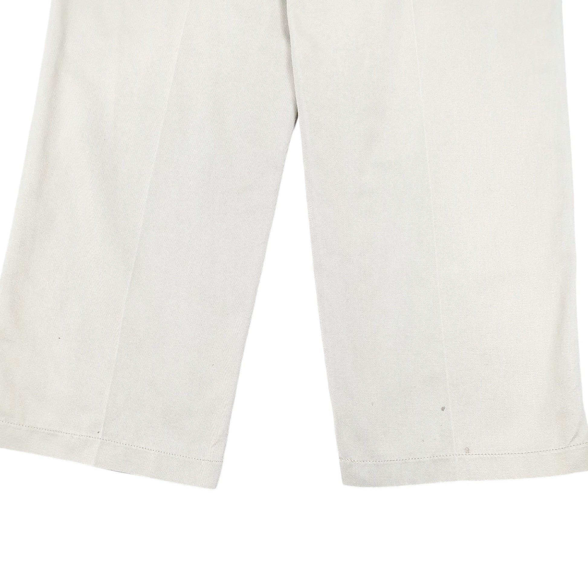 Mens Beige Tommy Hilfiger Double Pleated Chino Trousers