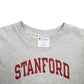 Womens Grey Champion Stanford Spellout Crewneck Jumper