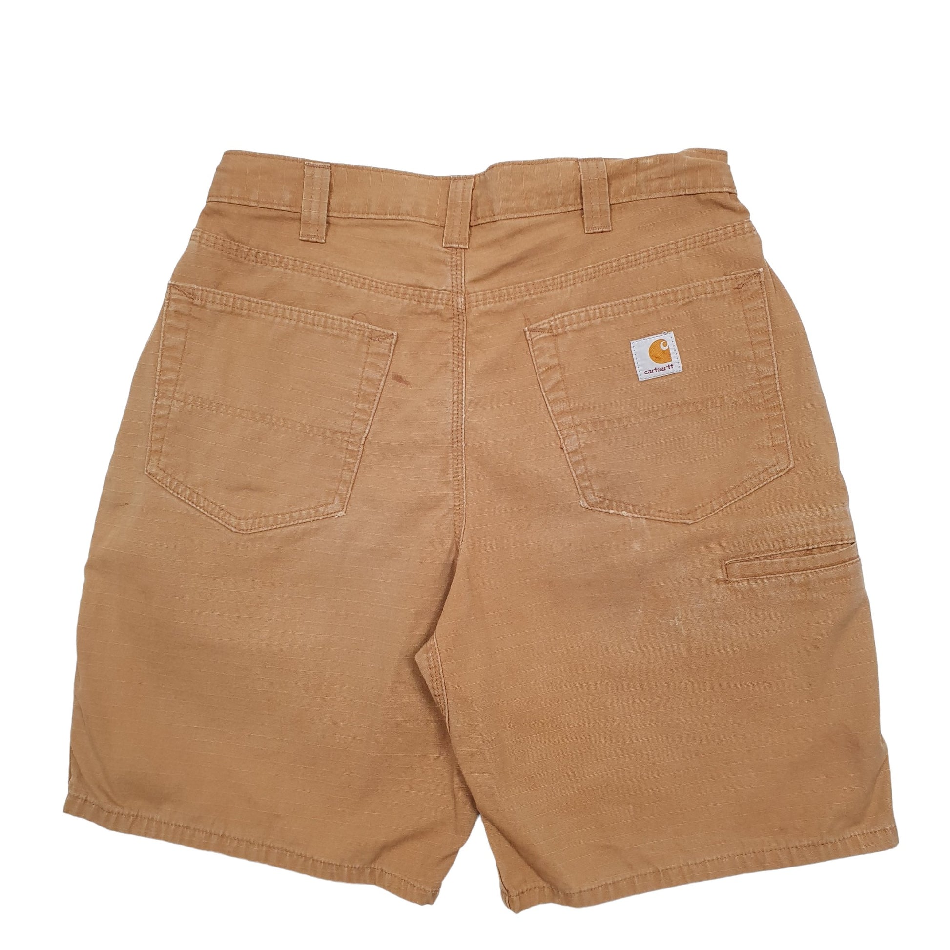 Mens Brown Carhartt Workwear Carpenter Shorts