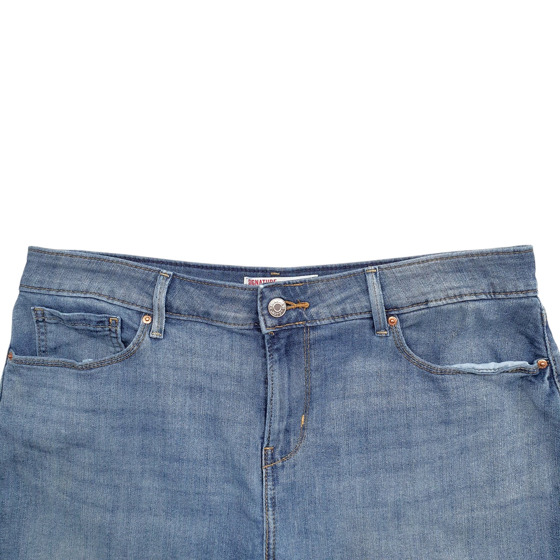 Womens Blue Levis Signature Denim Shorts