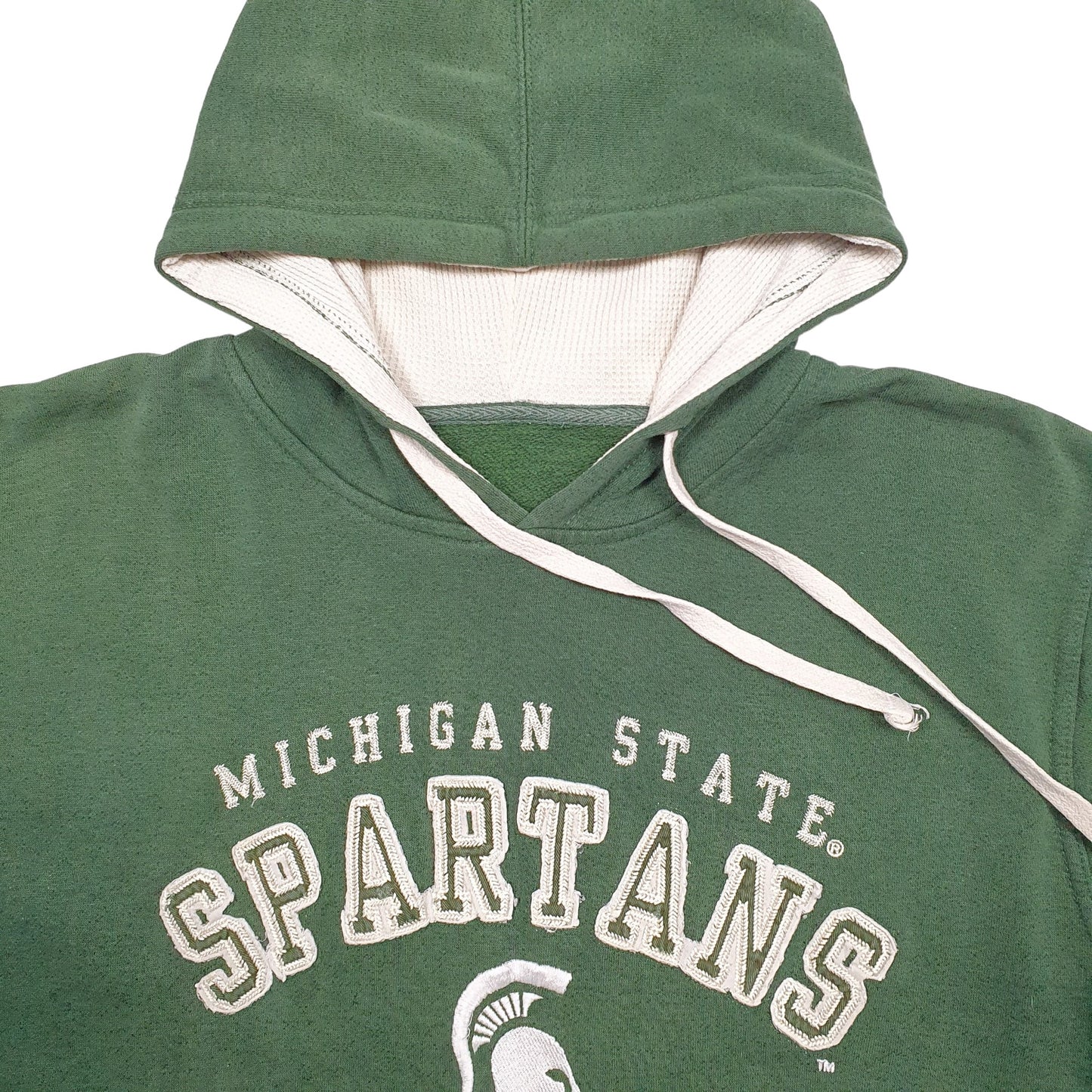 Mens Green Non Branded Michigan State Spartans Hoodie Jumper