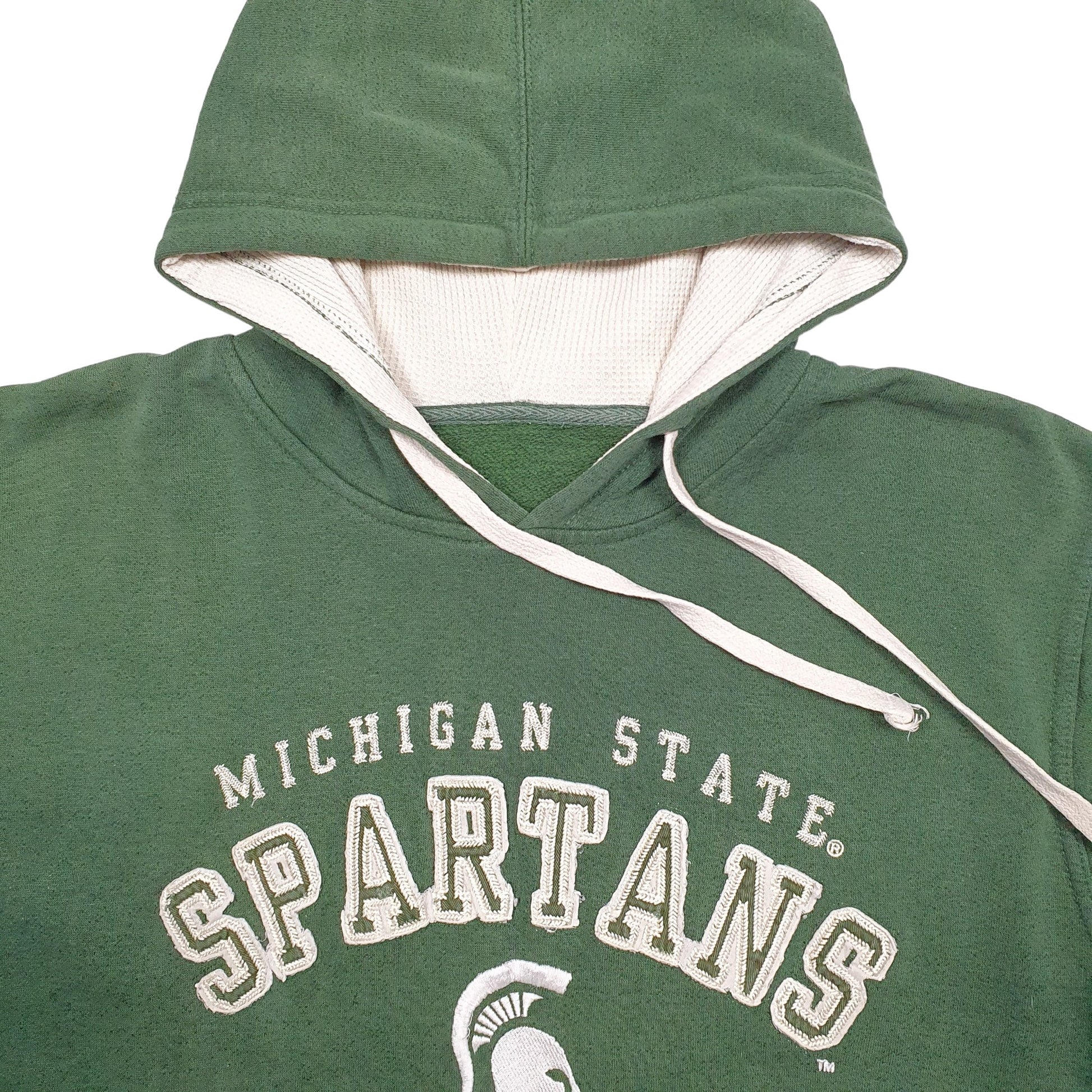 Mens Green Non Branded Michigan State Spartans Hoodie Jumper