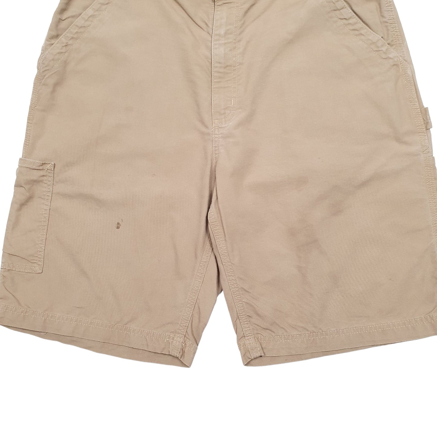Mens Brown Carhartt Workwear B147 DKH Carpenter Shorts