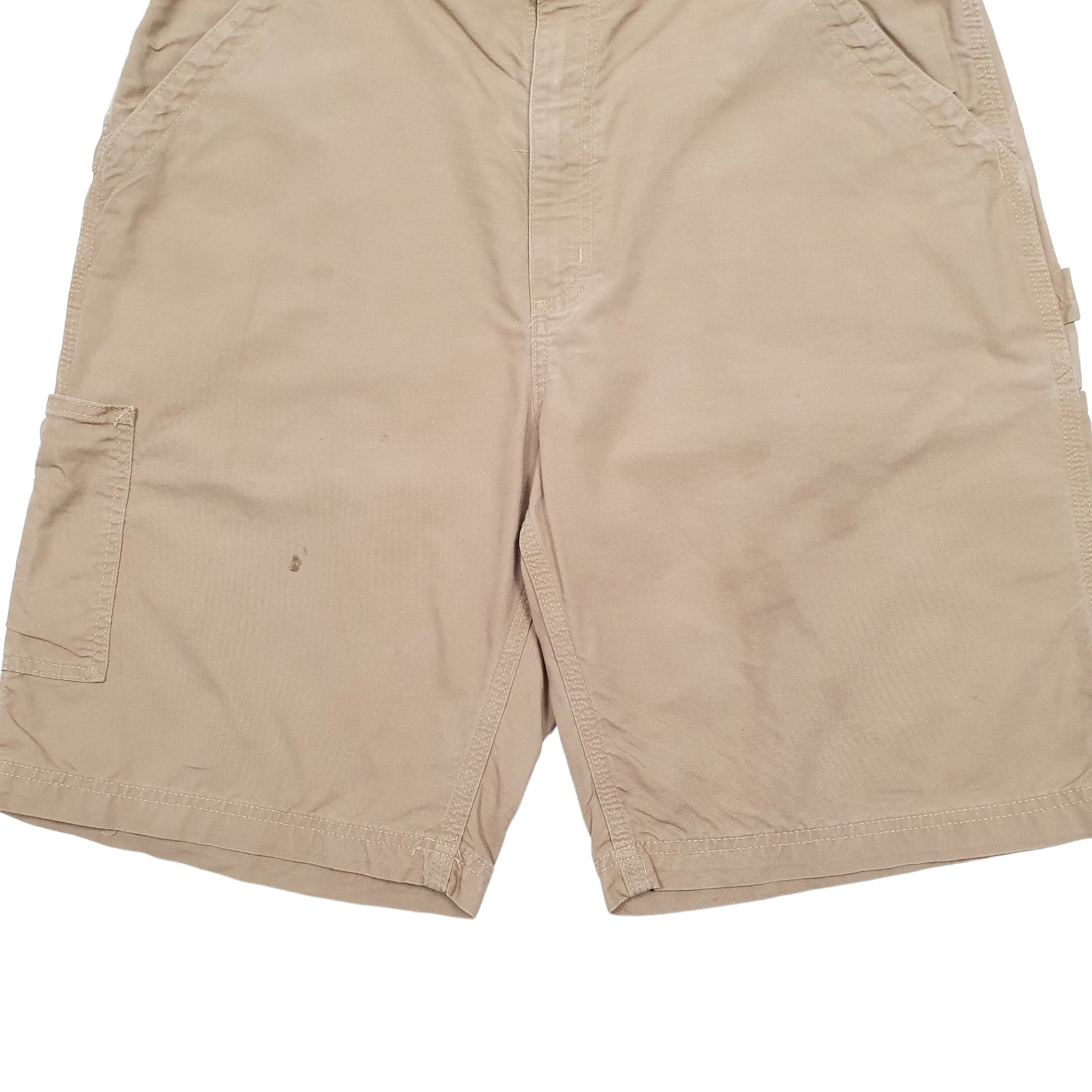 Mens Brown Carhartt Workwear B147 DKH Carpenter Shorts