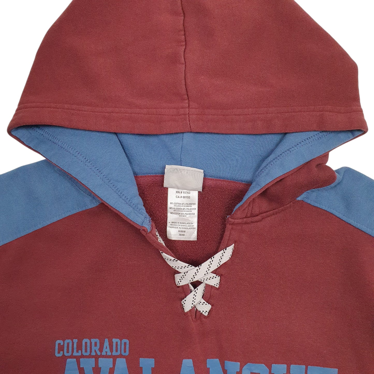 Mens Burgundy NHL Colorado Avalanche Hockey Hoodie Jumper