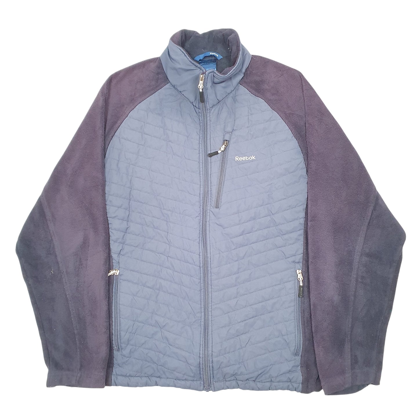 Mens Navy Reebok  Full Zip Jumper