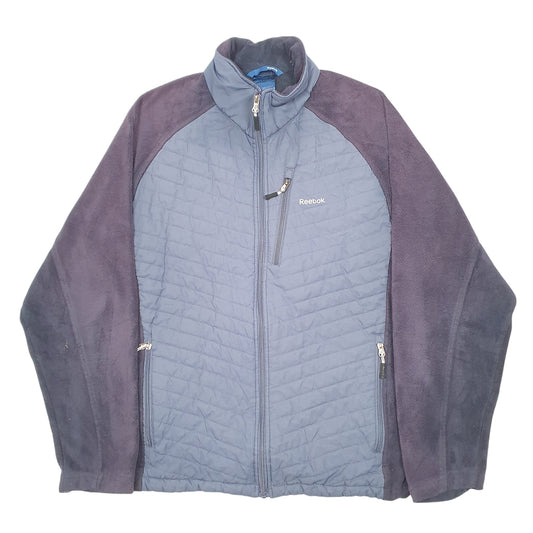 Mens Navy Reebok  Full Zip Jumper