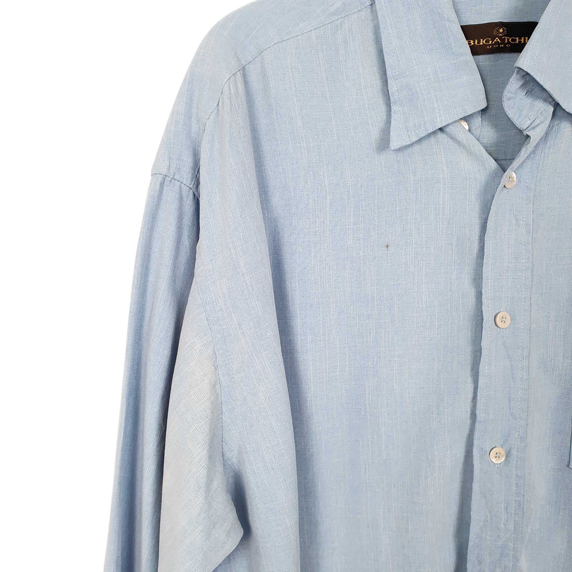 Mens Blue Bugatchi Uomo Long Sleeve Shirt