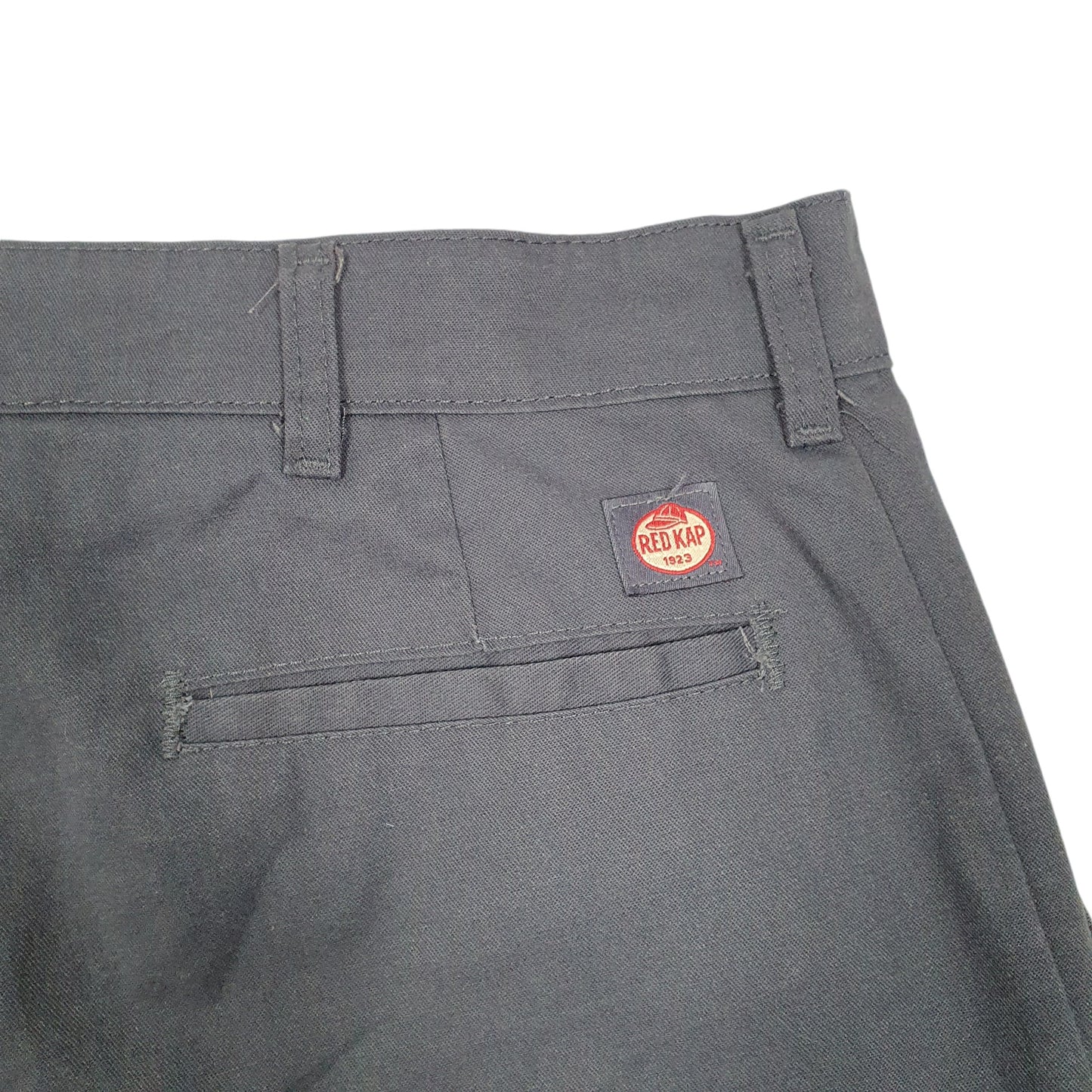 Mens Grey Red Kap Workwear USA Chino Shorts