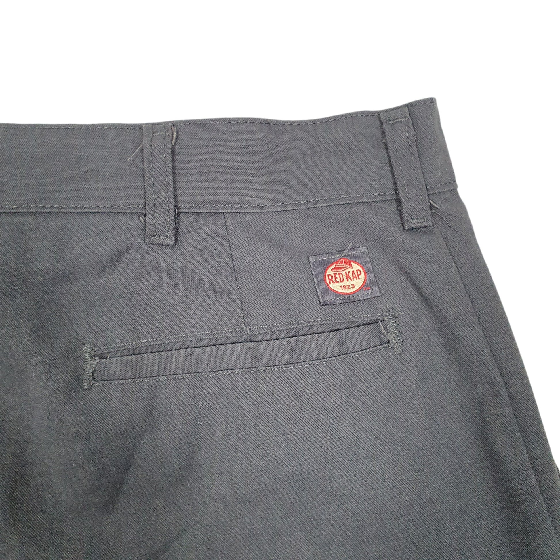 Mens Grey Red Kap Workwear USA Chino Shorts