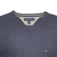 Mens Navy Tommy Hilfiger Knit Crewneck Jumper