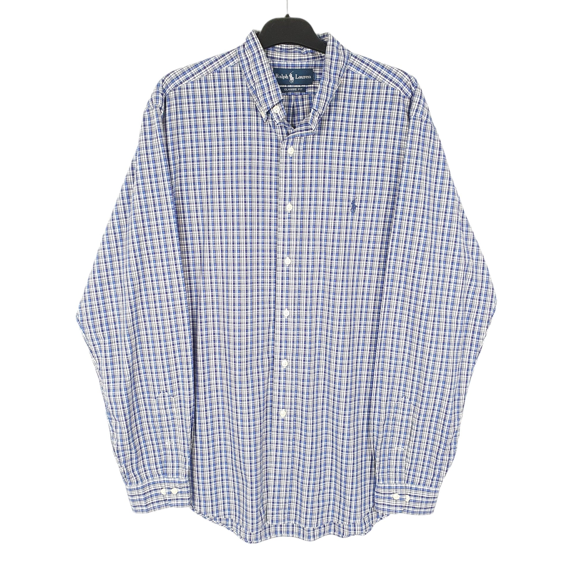 Mens Blue Ralph Lauren  Long Sleeve Shirt