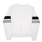 Mens White Fila Spellout Crewneck Jumper