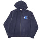 Mens Navy Champion Vintage Reverse-Weave Full Zip Jumper