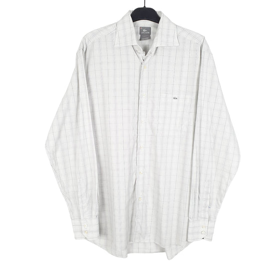 Mens Grey Lacoste  Long Sleeve Shirt