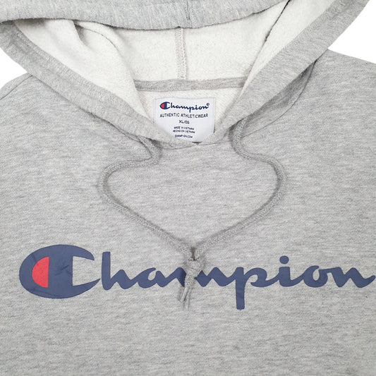 Mens Grey Champion  Hoodie Jumper