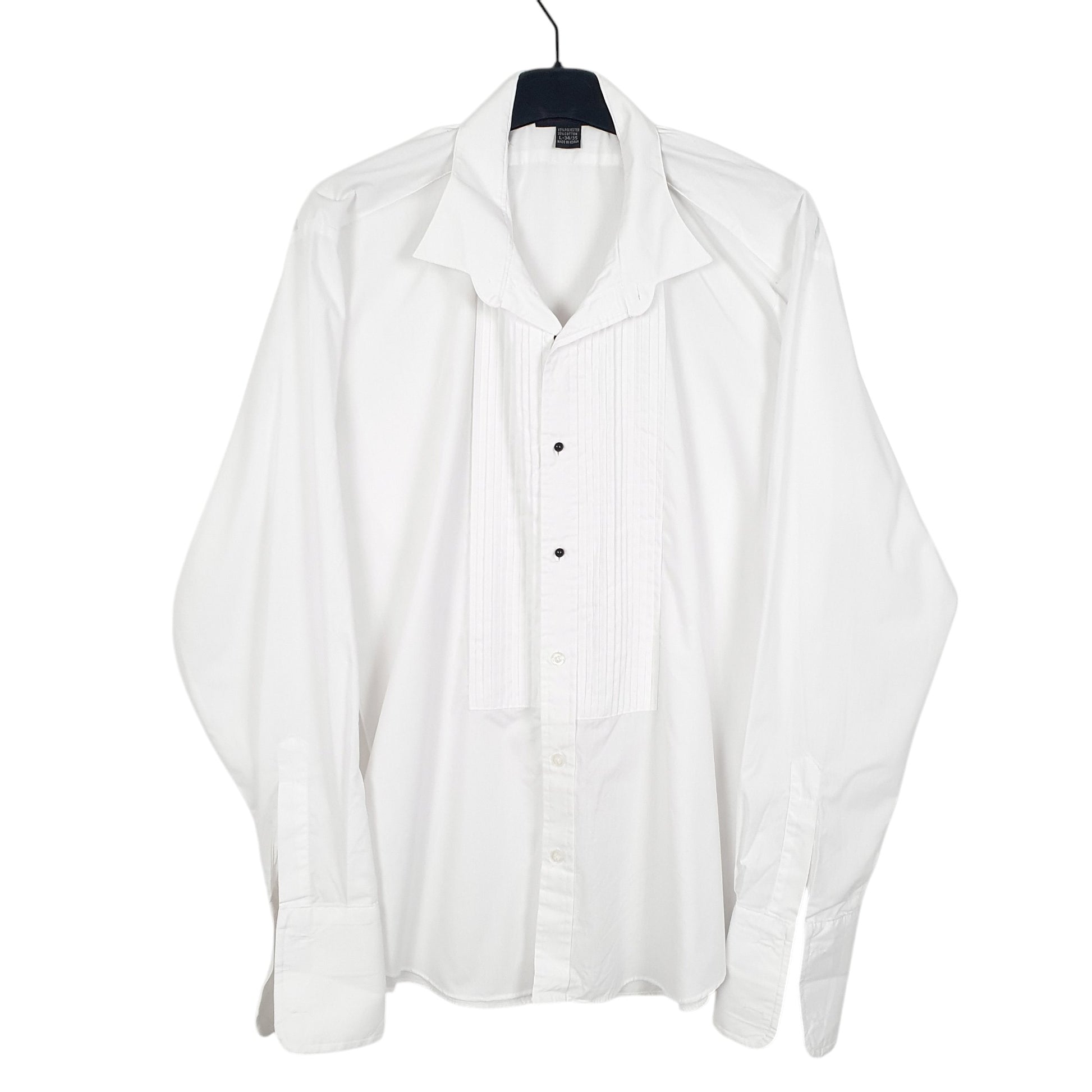 Mens White Pucinni  Long Sleeve Shirt